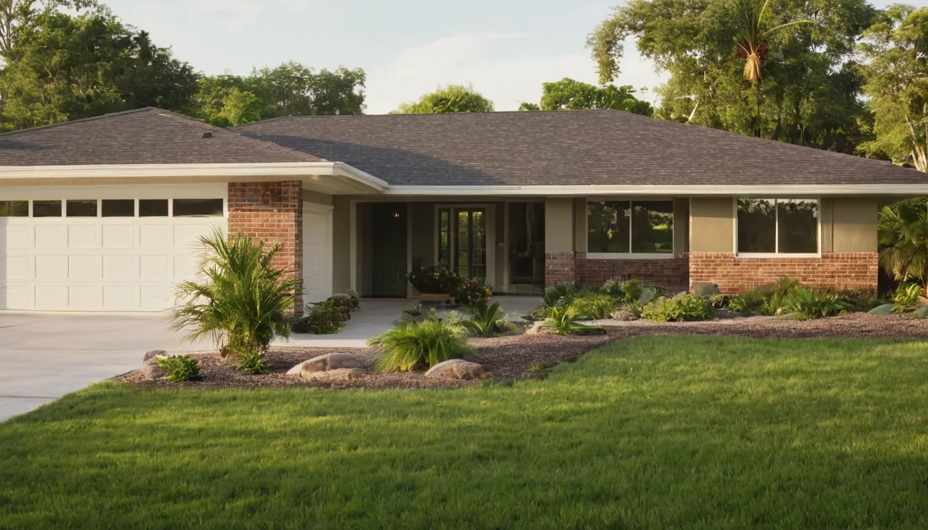 A single-story ranch home in the Oak Point area
